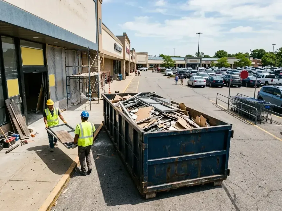 retail-store-renovation-debris-003 — frequently asked questions, Roll-off Dumpster Rentals in Dunmore, PA
